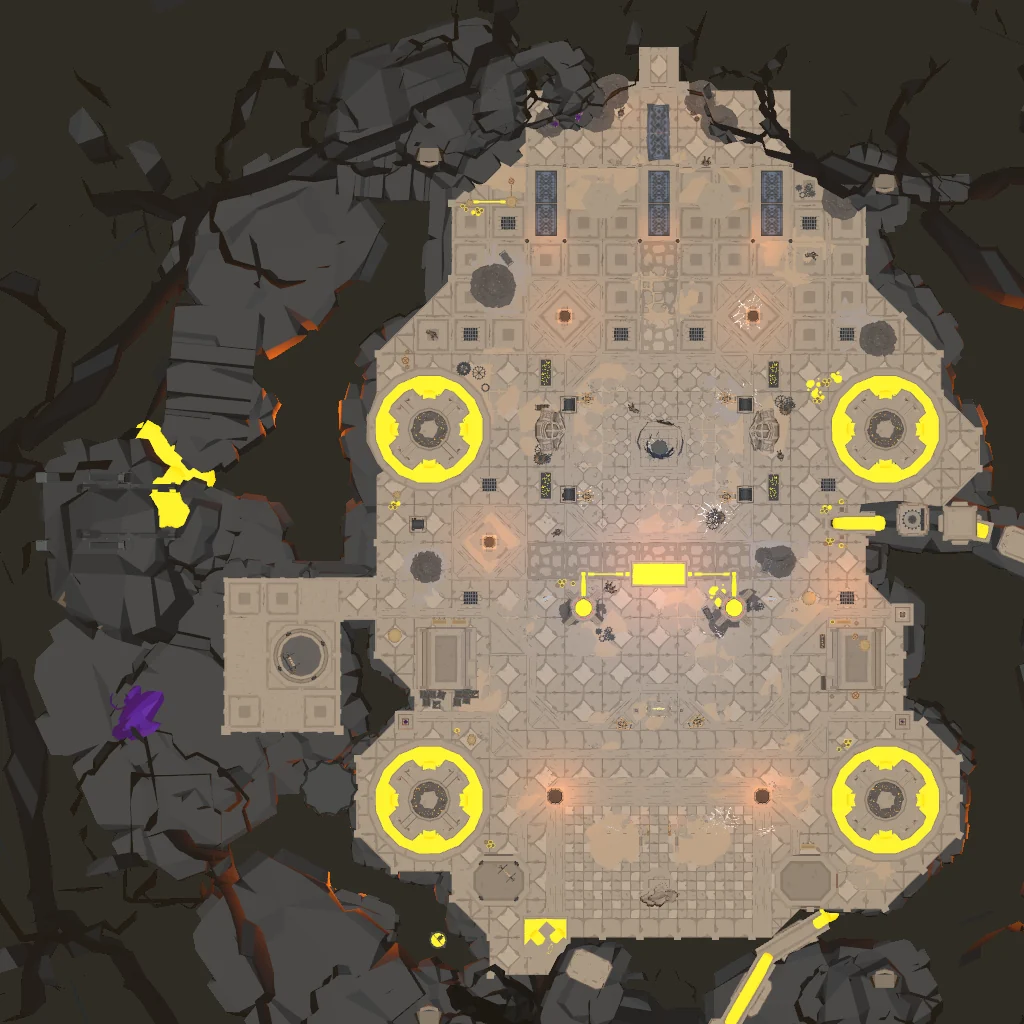 Mapa completo de Mazmorra Enana