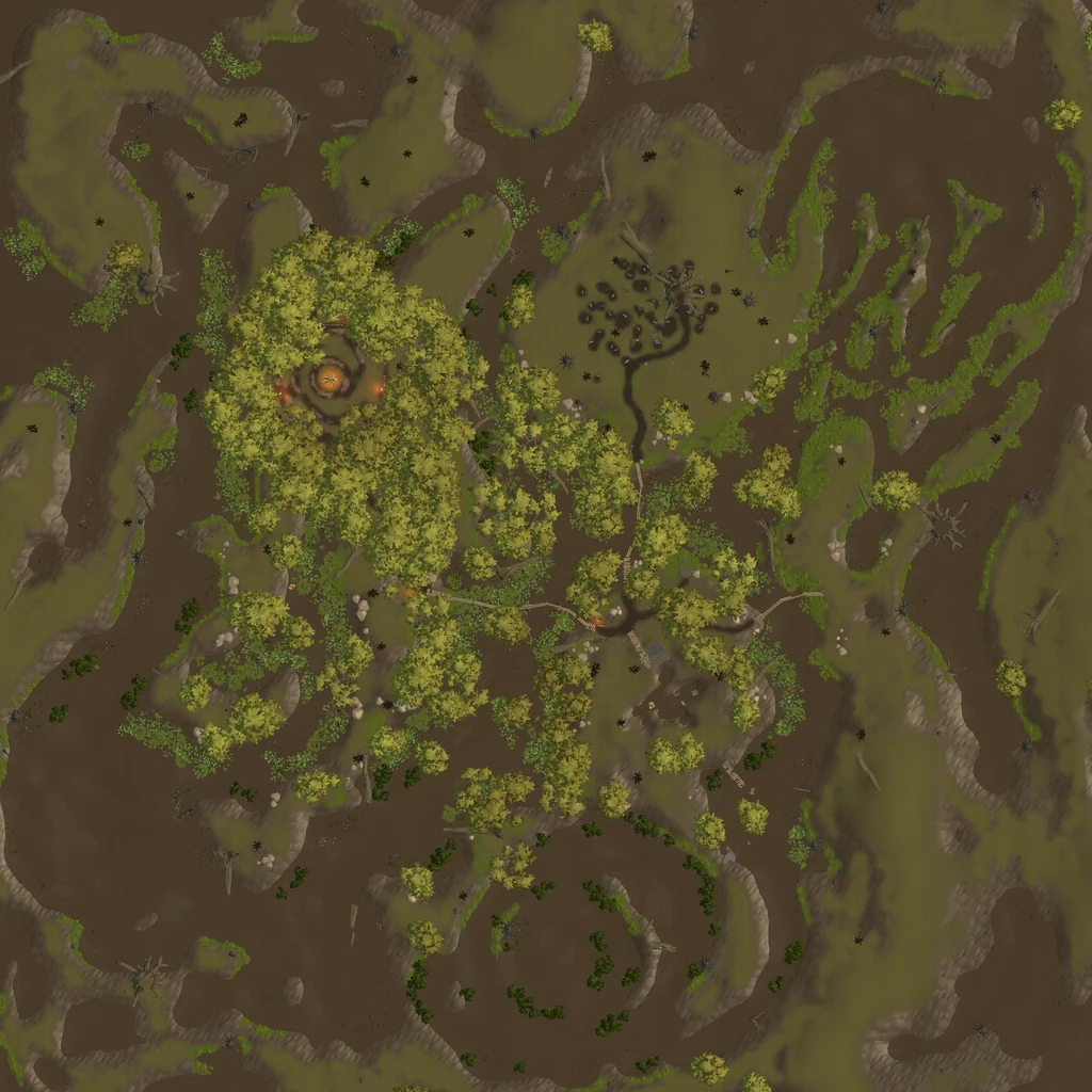 Mapa completo de Marisma Pantanosa